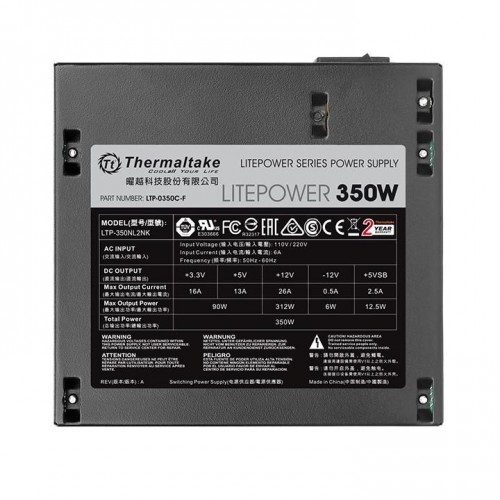 Thermaltake W0422RE Litepower 350W Non Modular Power Supply - Image 3