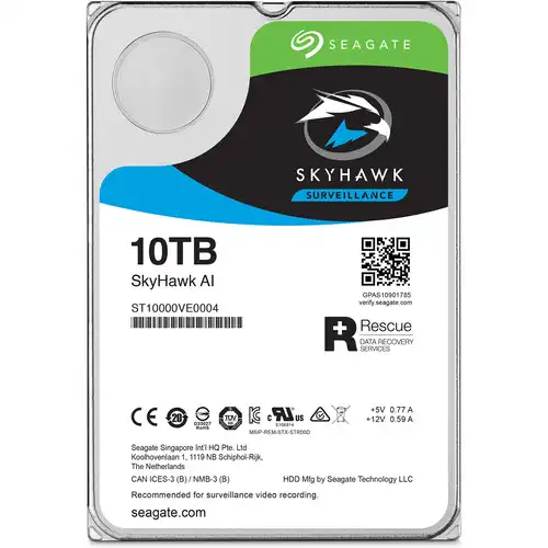 Seagate SkyHawk AI 10TB 3.5" Surveillance HDD - Image 2