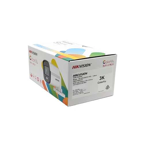 Hikvision DS-2CE10KF0T-FS (3.6mm) 3K ColorVu Audio Fixed Mini Bullet CC Camera - Image 2