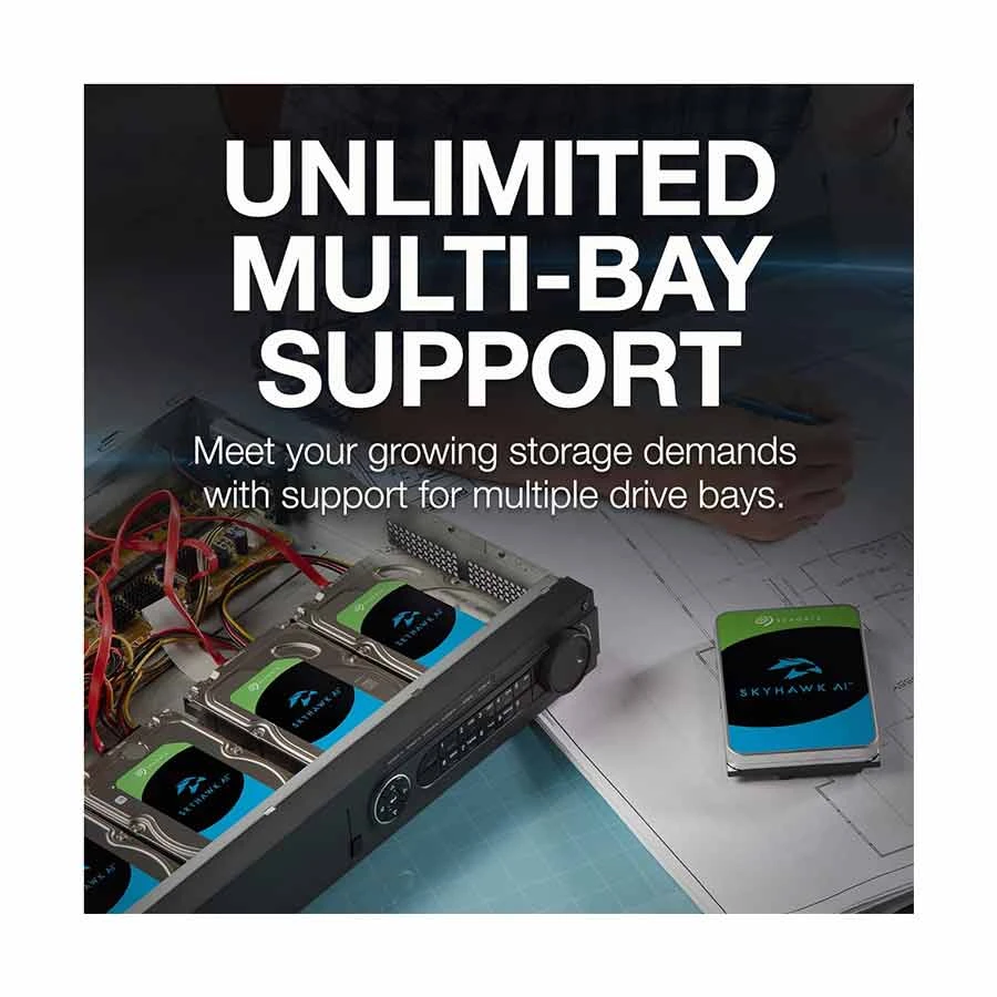 Seagate SkyHawk AI 16TB 3.5 Inch SATA Surveillance HDD - Image 7