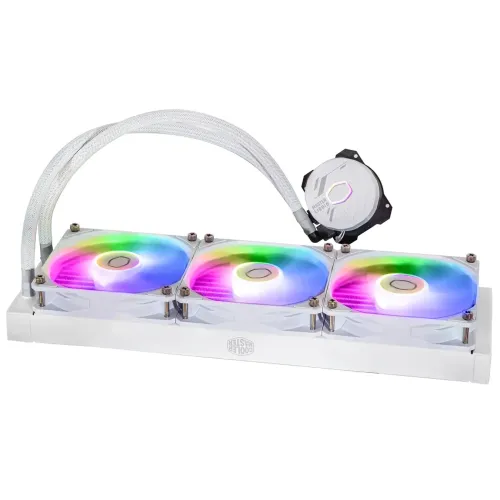 Cooler Master MASTERLIQUID 360L CORE ARGB WHITE CPU Liquid Cooler - Image 3
