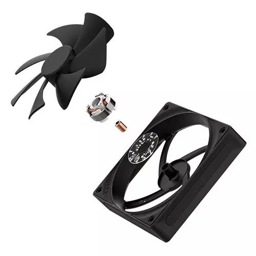 NZXT F120P 120mm Static Pressure Casing Fan Black - Image 5