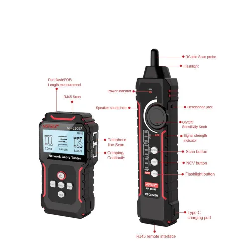Noyafa NF-8209S Advanced Network Cable Tracker - Image 2