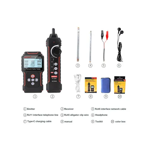 Noyafa NF-8209S Advanced Network Cable Tracker - Image 3