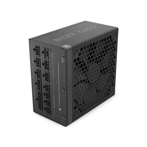 NZXT C850 850 Watt 80 Plus Gold ATX 3.1 Full-Modular Power Supply - Black - Image 2