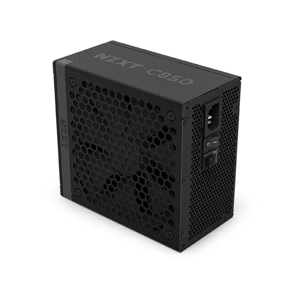 NZXT C850 850 Watt 80 Plus Gold ATX 3.1 Full-Modular Power Supply - Black - Image 3