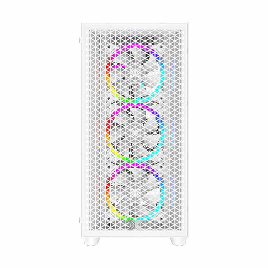 Xigmatek Gaming G Pro Arctic 3F WH Mesh Mid Tower White E-ATX Gaming Casing - Image 3