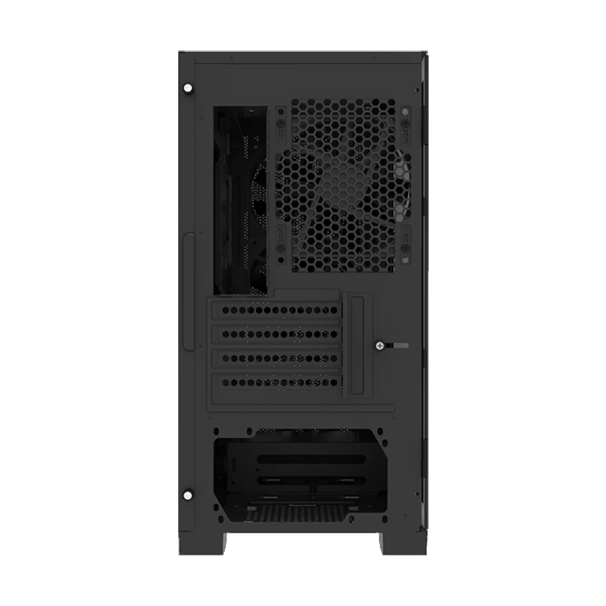 Montech AIR 100 ARGB Mid Tower Black Micro- ATX Gaming Desktop Casing - Image 3
