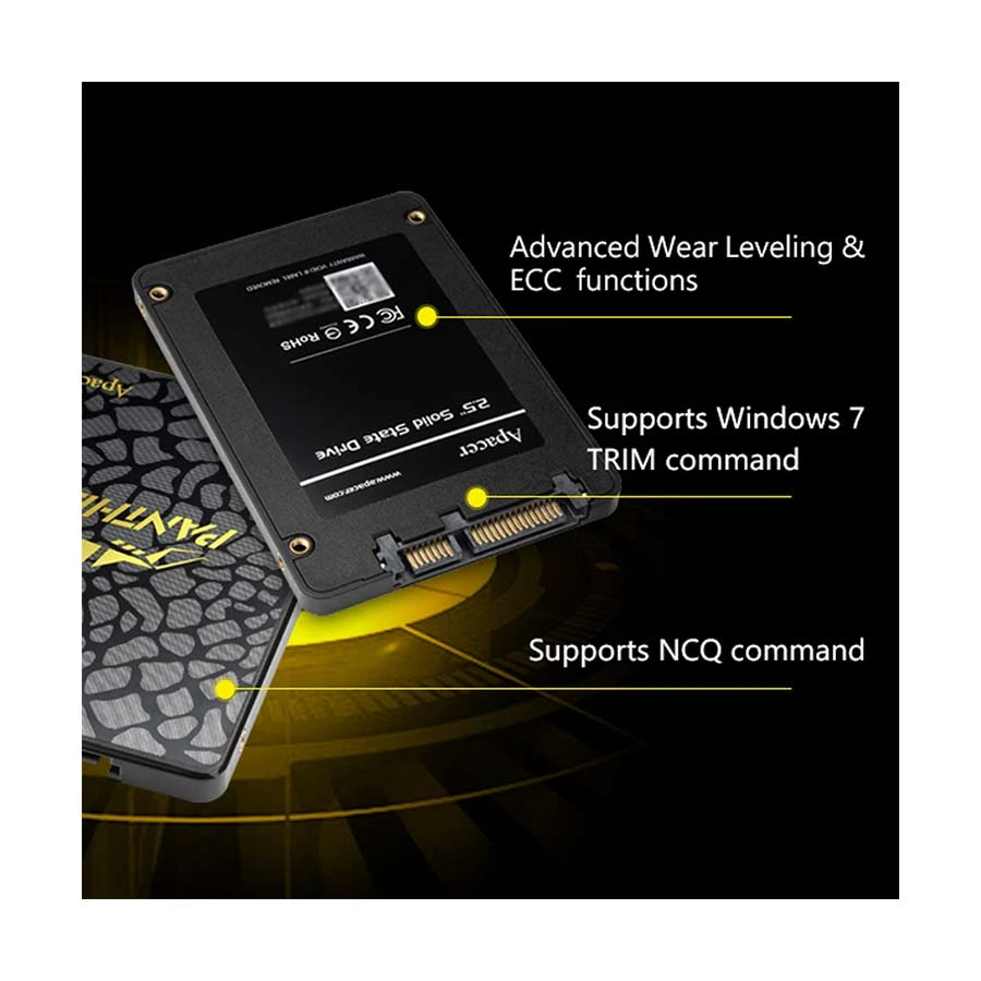 Apacer AS340 Panther 480GB 2.5" SATAIII SSD - Image 5