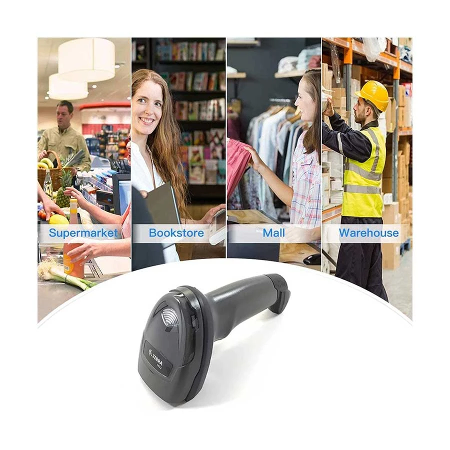 Zebra DS2208 Corded 1D/2D Handheld Image Barcode Scanner - Image 5