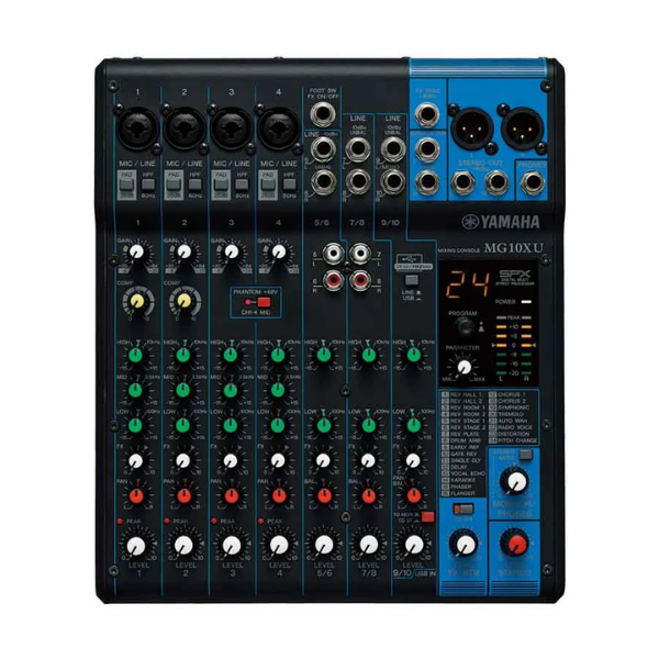 Yamaha MG10XU 10-Input Mixer with Built-In FX and USB - Image 4
