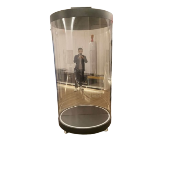 75 Inch Cylindrical 3D Holographic Projection Ai Interaction Transparent Showcase Holographic 3D Technology Display - Image 2