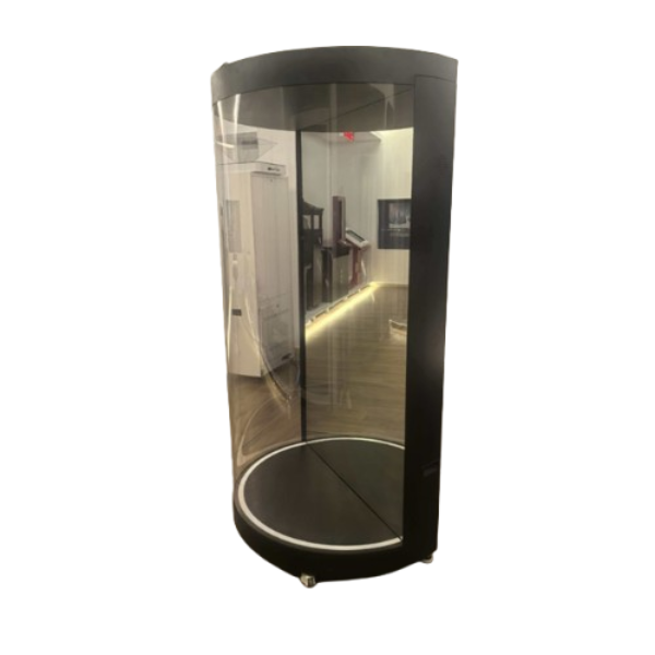 75 Inch Cylindrical 3D Holographic Projection Ai Interaction Transparent Showcase Holographic 3D Technology Display - Image 3