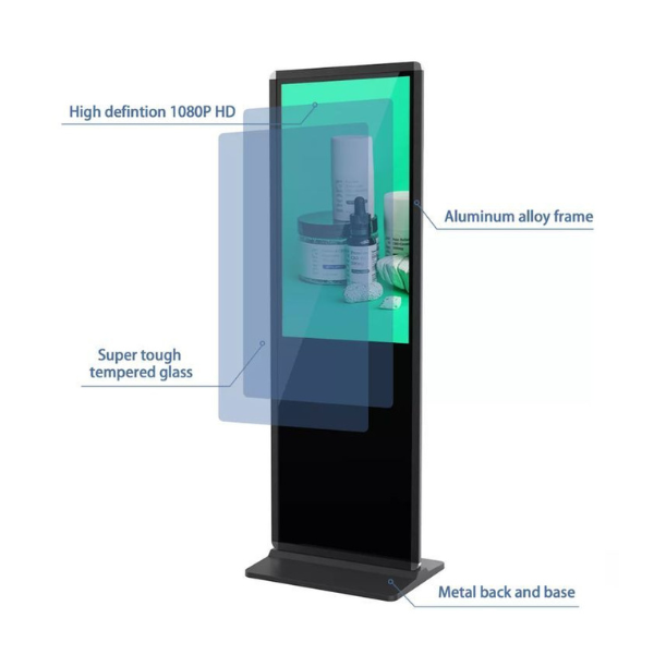 Artive DF-5531A11CT-V2 55" Vertical PCAP Touch 4K Android Digital Signage - Image 3