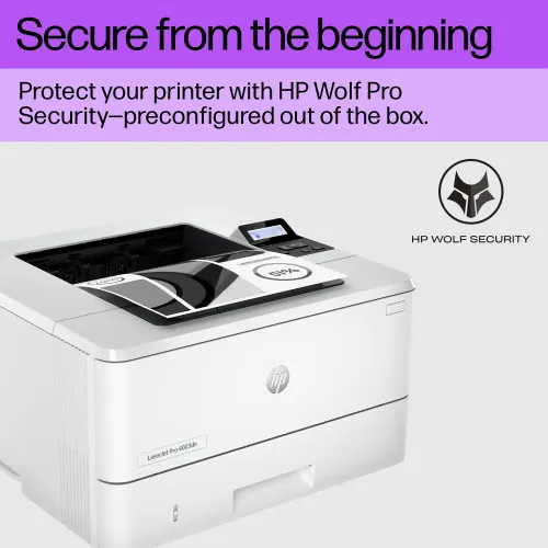 HP LaserJet Pro 4003dn Single Function Mono Laser Printer - Image 5