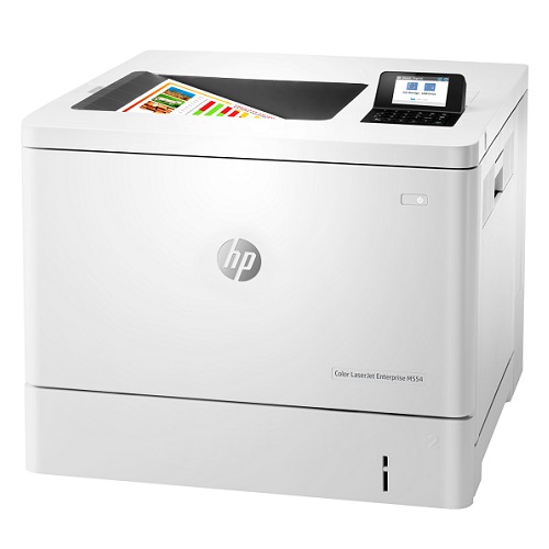 HP Color LaserJet Enterprise M554dn Single Function Color Laser Printer - Image 2