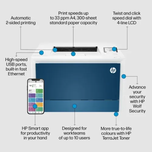 HP Color LaserJet Pro 4203dw Laser Printer - Image 6