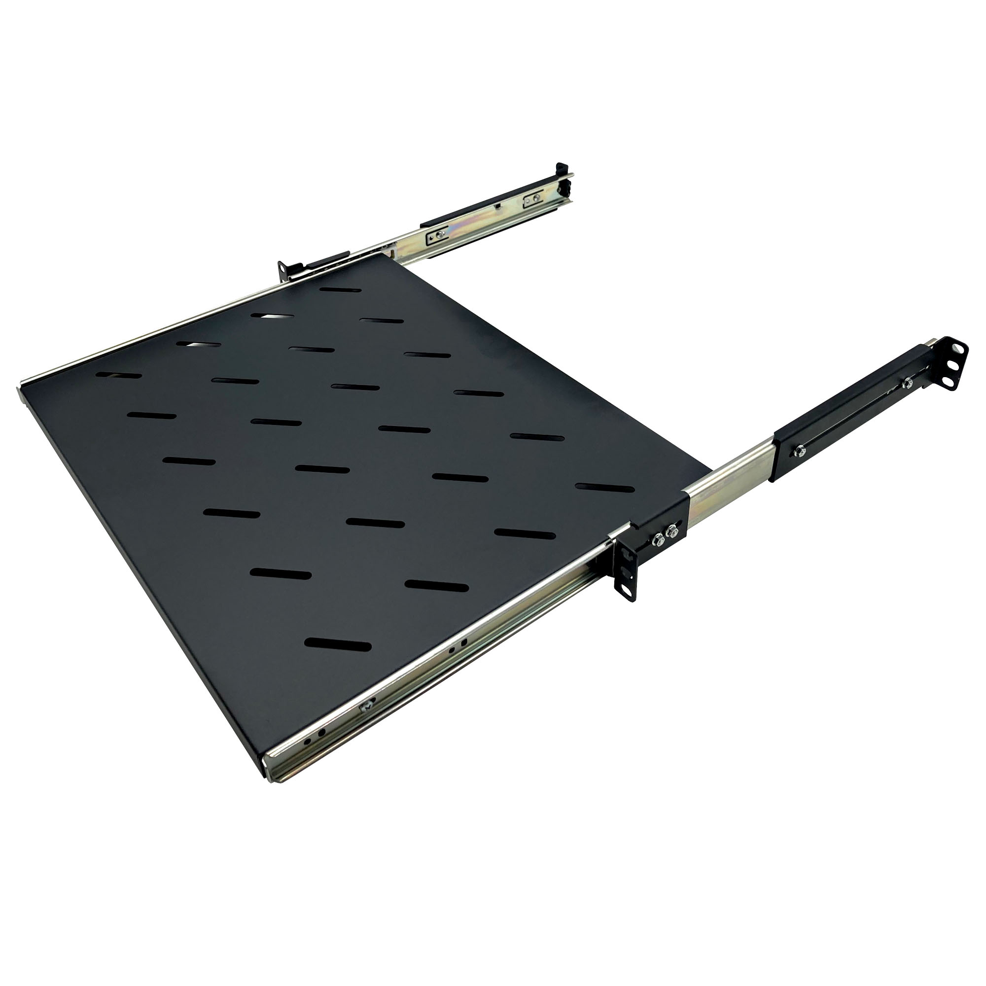 19" Sliding Shelf  (650mm Depth)-Adjustable - SNSS-650B - Image 2