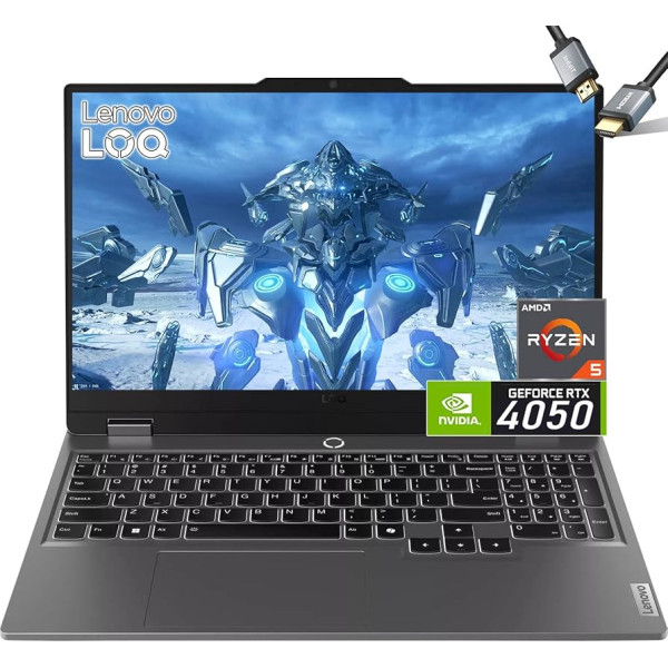 Lenovo LOQ 15AHP9 (2025) Ryzen 5 7235HS RTX 4050 6GB 16GB RAM 512GB SSD 15.6" FHD 144Hz Gaming Laptop - Image 2