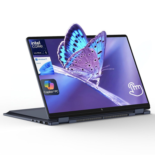 HP Omnibook X FLIP ULTRA 5- 226V 16GB RAM 512GB SSD 14" 2K Touch Atmospheric Blue Laptop Model FM0013DX - Image 3