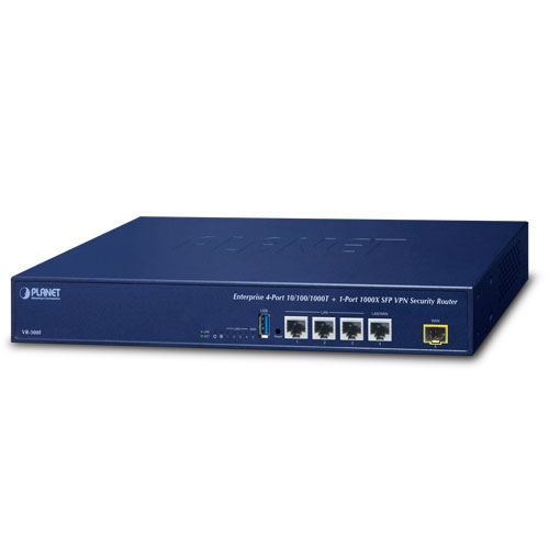 Enterprise 4-Port 10/100/1000T + 1-Port 1000X SFP VPN Security Router - Image 2