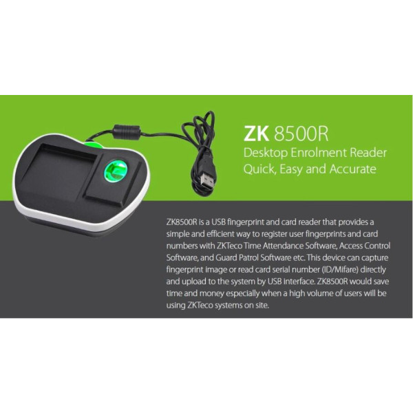 ZK8500R USB Fingerprint and RFID Reader - Image 2