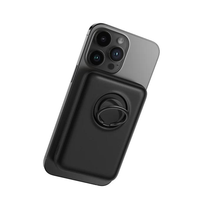 Joyroom JR-W050 20W Magnetic Wireless Power Bank with Ring Holder - 10000mAh - Image 3
