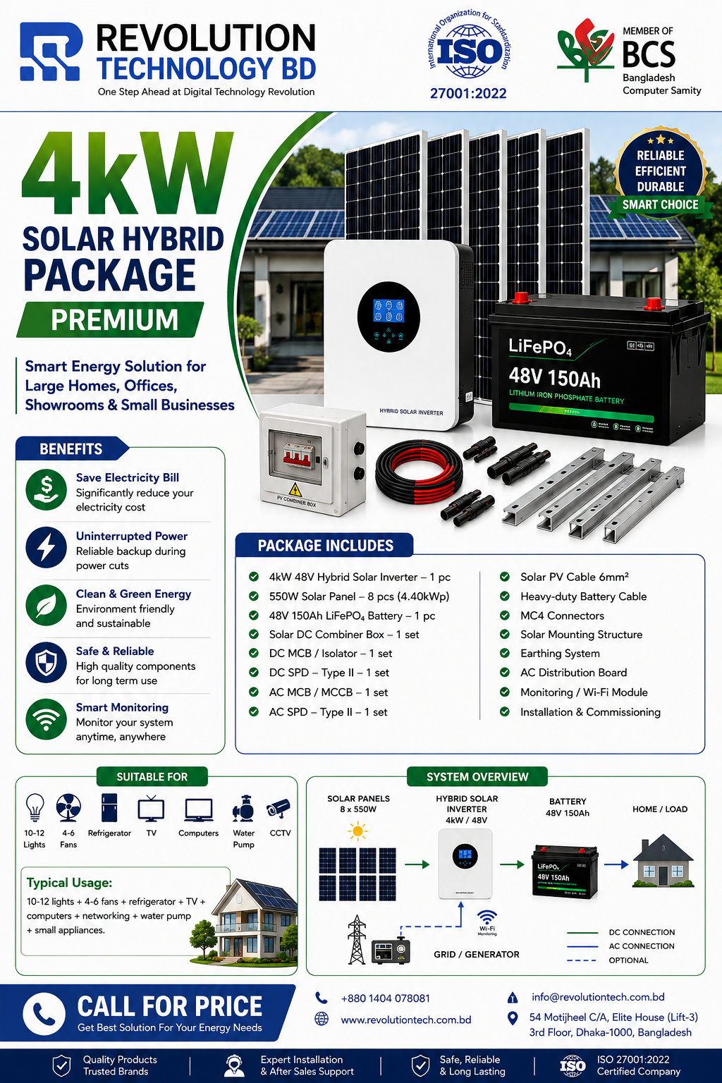 4 KW Hybrid Solar Inverter - Image 2