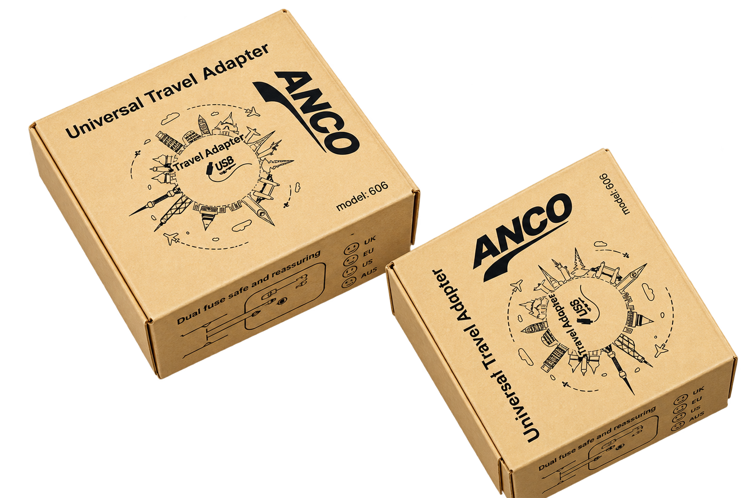 Anco travel adapter (UK,USA,AUS,EUROPE) - Image 3