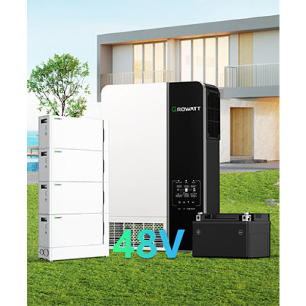 Growatt 3.5KW 48V Off Grid Hybrid Solar Inverter - Image 2