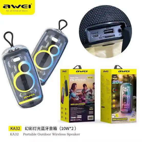 AWEI KA32 Waterproof Bluetooth Speaker - Image 3
