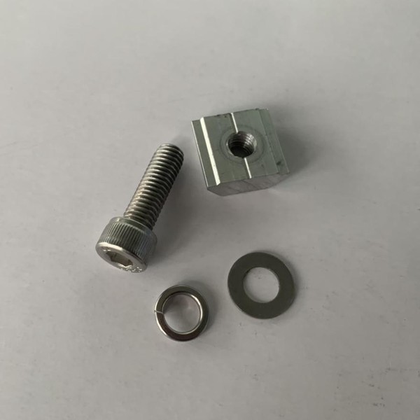 Aluminum End Clamp for Solar Mounting Roof & Ground ( 2Pcs ) - Image 2
