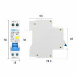 TOMZN TOB3L-32F RCBO 1P+N Residual Current Circuit Breaker – Overload, Short Circuit & Earth Fault Protection - Image 5