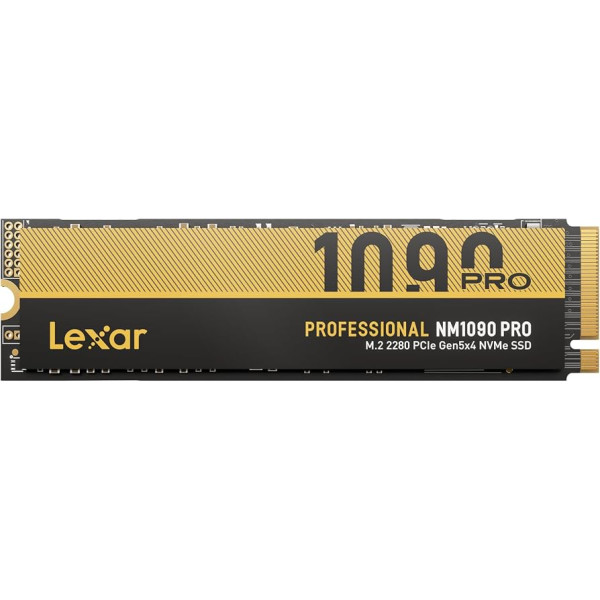Lexar NM1090 Pro 1TB M.2 PCIe Gen 5 NVMe DRAM SSD - Image 2