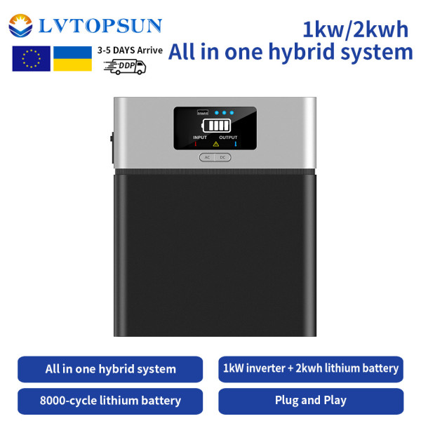 LVTOPSUN 1000W 2000Wh Portable Power Station LVTS-64314 - Image 2