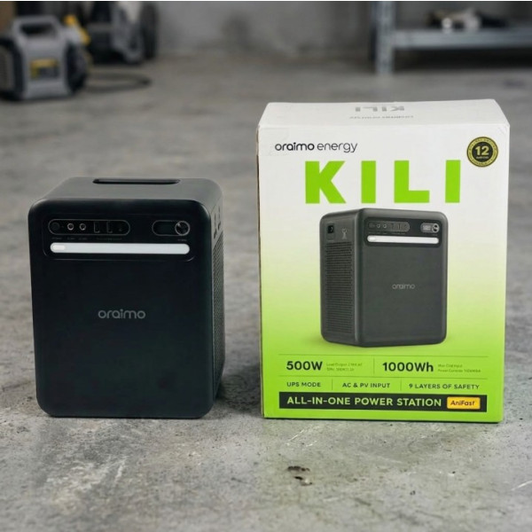 Oraimo KILI All-in-One Solar Power Station Inverter 500W, Lithium Battery 1000Wh - Image 3