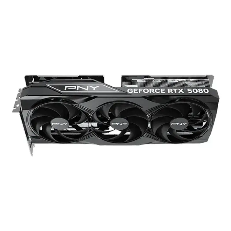 PNY GeForce RTX 5080 16GB GDDR7 Overclocked Triple Fan Graphics Card - Image 5