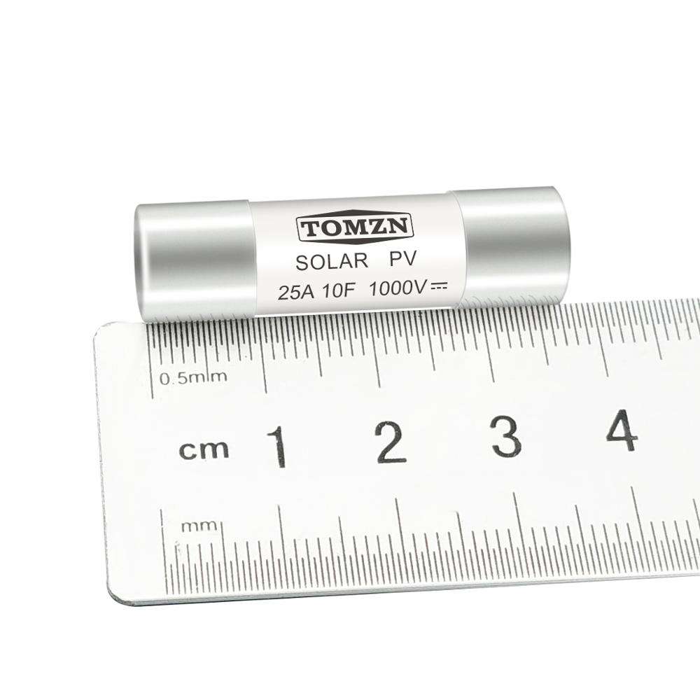 TOMZN TOPV-30 Solar PV Fuse 1000V DC 10×38mm – 6A, 10A, 15A, 20A, 25A, 30A – High Ampere Protection - Image 3