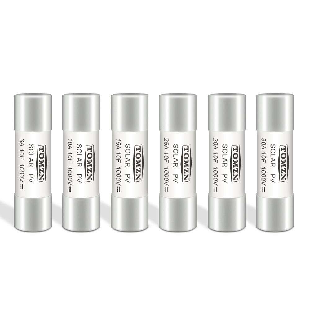TOMZN TOPV-30 Solar PV Fuse 1000V DC 10×38mm – 6A, 10A, 15A, 20A, 25A, 30A – High Ampere Protection - Image 4