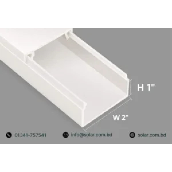 Electric Cable Casing [Tray] 2″ x 1″ PVC - Image 3