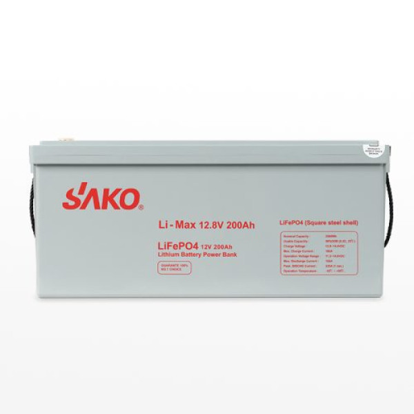 Sako Li-Max 12V 200AH LiFePO4 Battery - Image 2