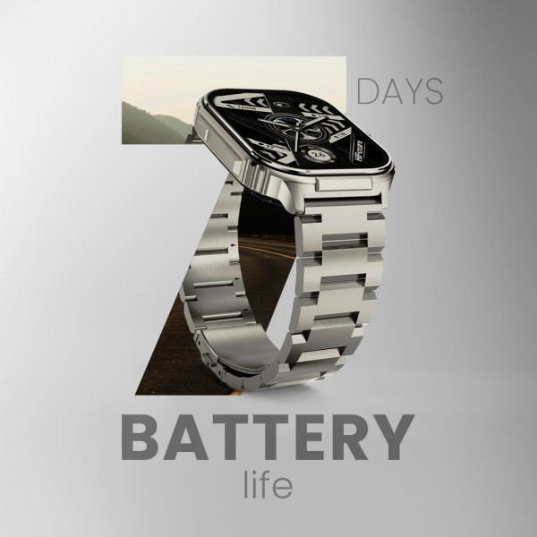 HiFuture Ultra3 Pro Silver Bluetooth Smart Watch HiFuture Ultra3 Pro Silver Bluetooth Smart Watch - 1 HiFuture Ultra3 Pro Bluetooth Smart Watch - Image 3