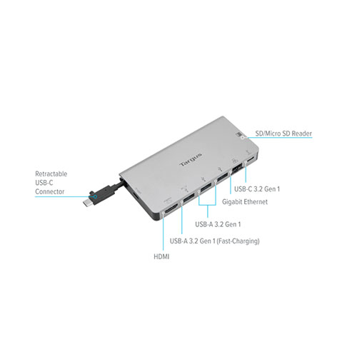 Targus DOCK414AP USB-C Travel Docking Station - Image 5